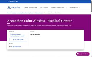 Ascension Saint Alexius - Medical Center website