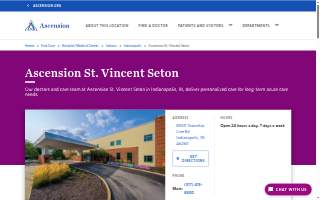 Ascension St. Vincent Seton website