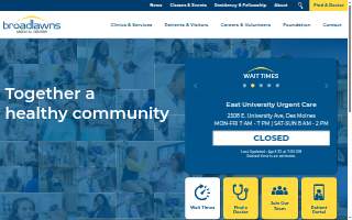 Broadlawns Medical Center website