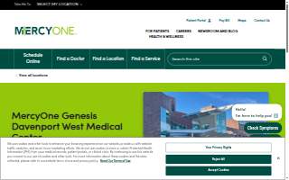 MercyOne Genesis Davenport West Medical Center website