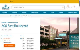 Elkhart General Hospital website