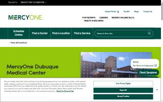 MercyOne Dubuque Medical Center website