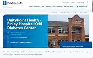 UnityPoint Health - Finley Hospital Kehl Diabetes Center website