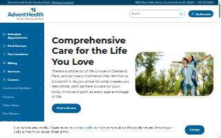 AdventHealth South Overland Park Hospital website