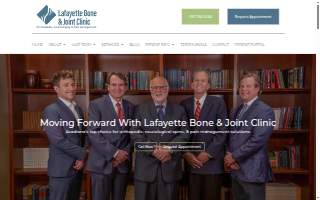 Lafayette Bone & Joint Clinic website