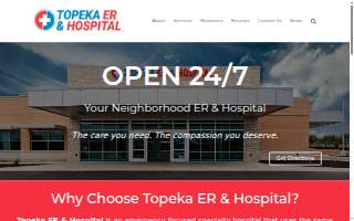 Topeka ER & Hospital website