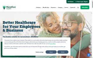Marathon Health website