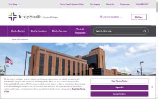 Trinity Health Ann Arbor Hospital website