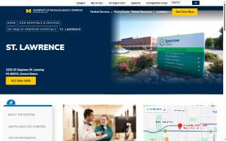 University of Michigan Health-Sparrow St. Lawrence website
