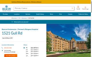 Beacon Kalamazoo - Formerly Borgess Hospital website