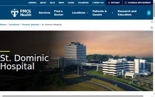 St. Dominic Hospital website