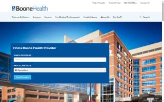 Boone Hospital Center website