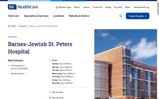 Barnes-Jewish St. Peters Hospital website