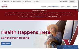Henderson Hospital website