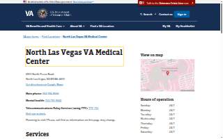 VA Hospital of North Las Vegas website