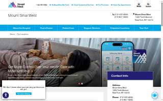 Mount Sinai West website