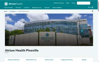 Atrium Health Pineville website