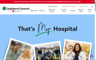 Southwest General Health Center website