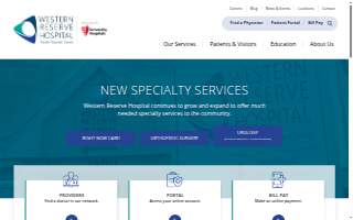 Western Reserve Hospital website