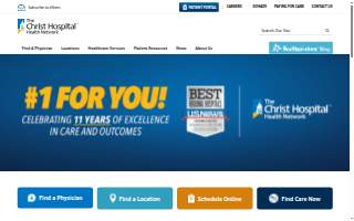 The Christ Hospital Health Network website