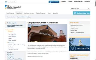 The Christ Hospital Outpatient Center - Anderson website
