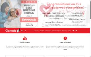 Genesis Health Care website