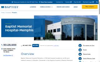 Baptist Memorial Hospital-Memphis website