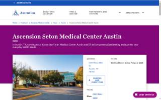 Ascension Seton Medical Center Austin website