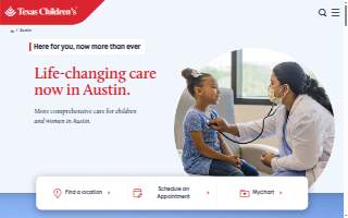 Texas Children's Hospital North Austin Campus website