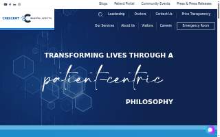 Crescent Regional Hospital website