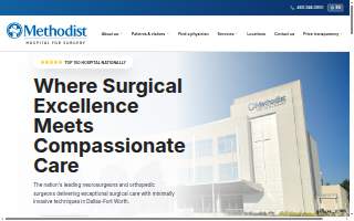Methodist Hospital For Surgery website