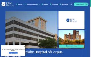 PAM Health Specialty Hospital of Corpus Christi North website