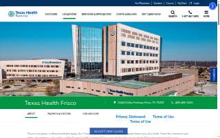 Texas Health Frisco website
