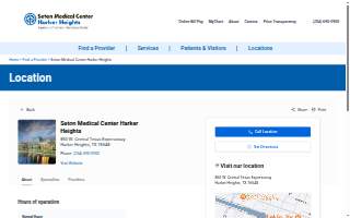 Seton Medical Center Harker Heights website