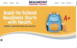 Beaumont Emergency Hospital website