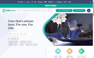 DHR Health website