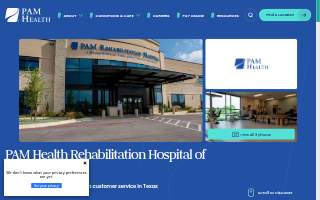 PAM Health Rehabilitation Hospital of Round Rock website