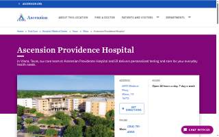 Ascension Providence Hospital website