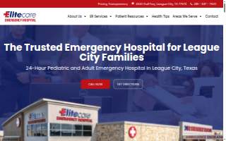 Elitecare Emergency Hospital website