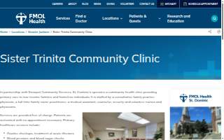 Sister Trinita Community Clinic website