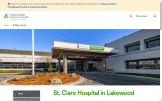 St. Clare Hospital website