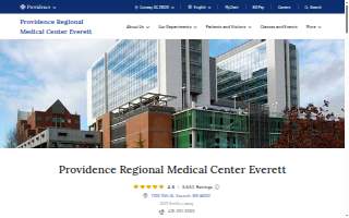 Providence Regional Medical Center Everett website