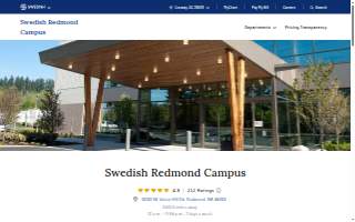 Swedish Redmond Campus website
