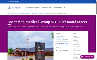 Ascension Medical Group WI - Richmond Street website