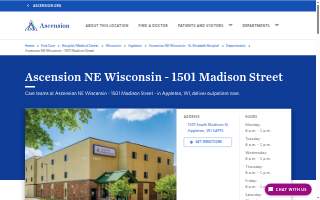 Ascension Medical Group WI - 1501 Madison Street website