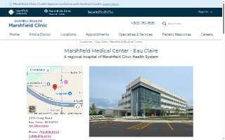 Marshfield Medical center website