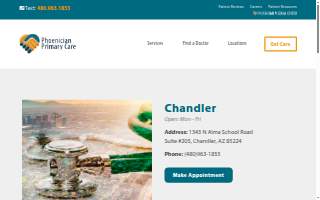 Phoenician Medical Center website