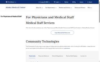 Providence Alaska Medical Center Rdo website