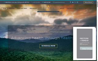 Ozark Center for Lifestyle Medicine website