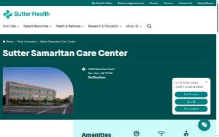 Sutter Samaritan Care Center website